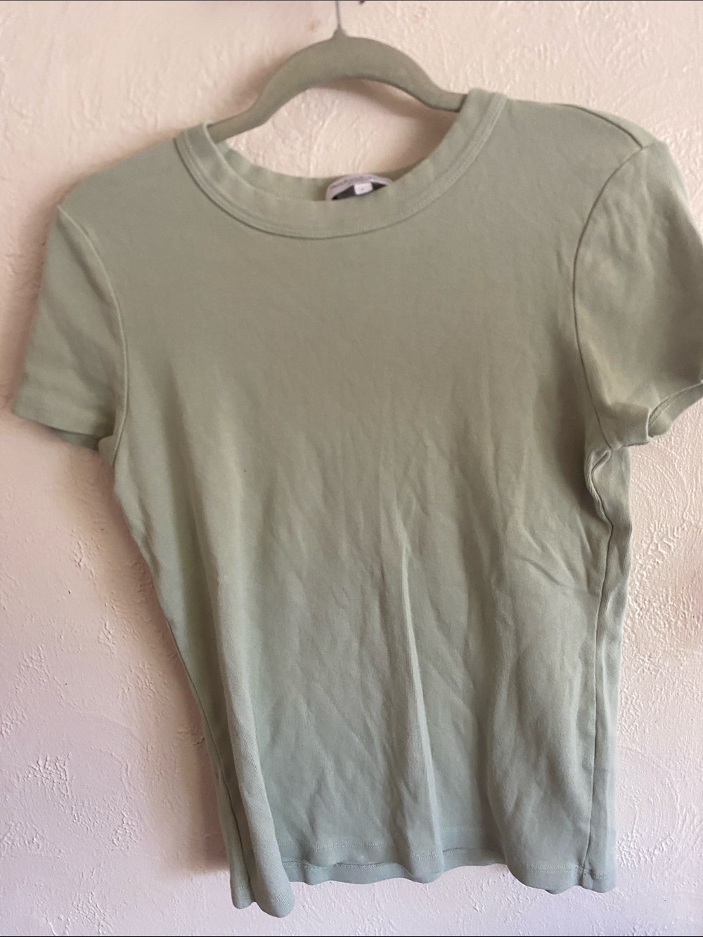 Michael Stars Short-Sleeve Crewneck Tee in Sage